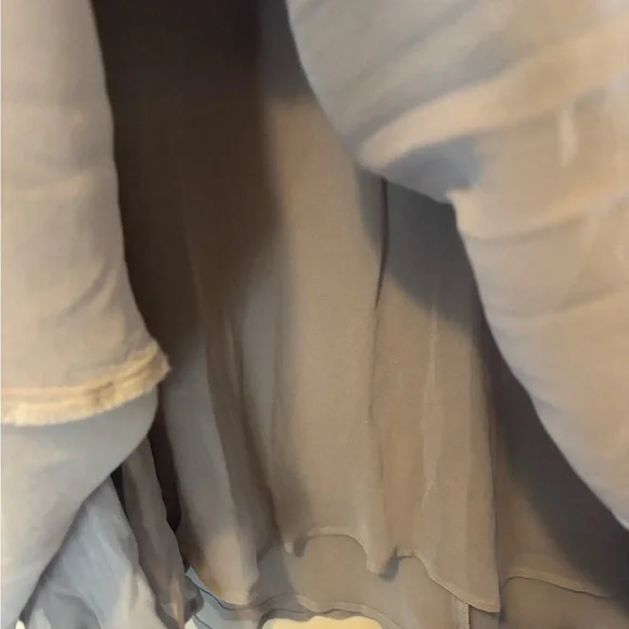 Anthropologie Ghost London Pale Blue Dress with Bell Sleeves - Picture 7 of 12